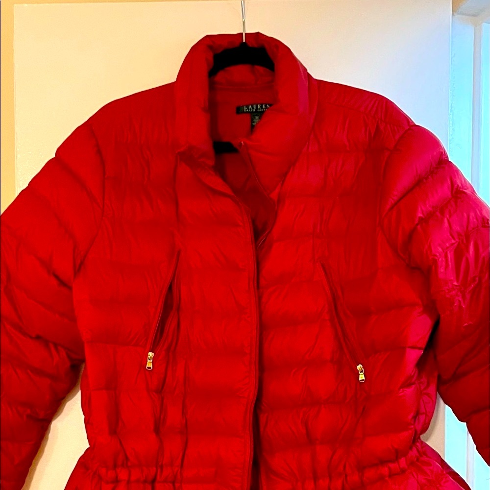 Ralph Lauren Red ❤️❤️❤️ puffer jacket